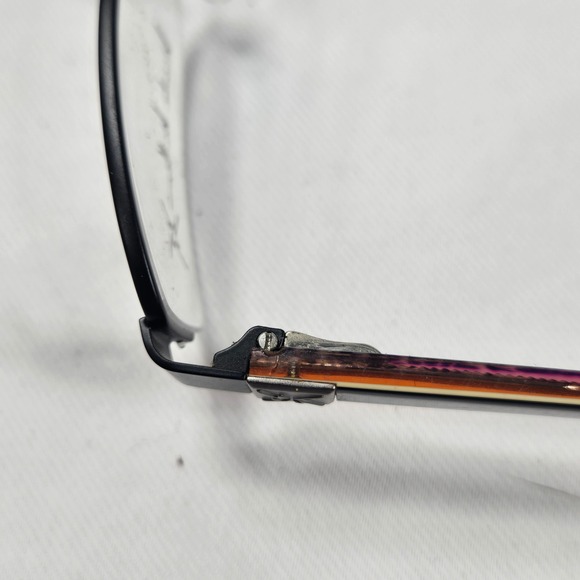 Nicole Miller Eyeglasses Black Frames‎ Leopard Print Arms 50-16-140 New main image 10